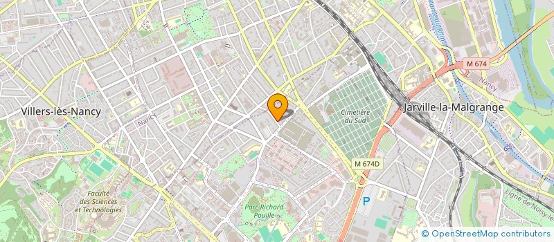localisation de l'entreprise SOJAPHIL  VANDUVRE-LES-NANCY