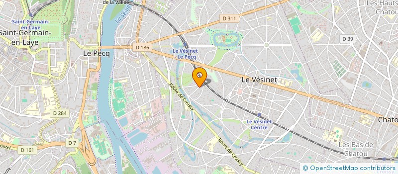 localisation de l'entreprise SOJASIM  LE VESINET