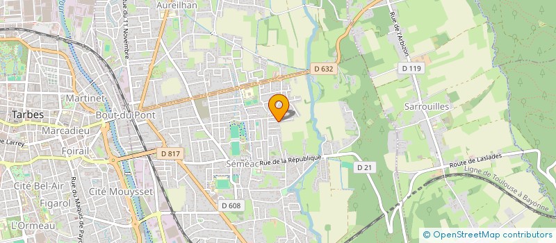 localisation de l'entreprise SOJE  SEMEAC