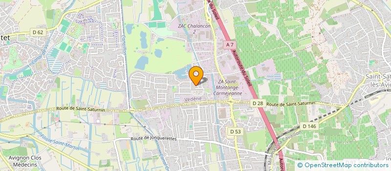 localisation de l'entreprise SOJE  VEDENE