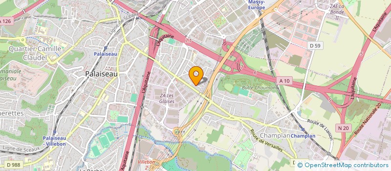localisation de l'entreprise SOJE  PALAISEAU