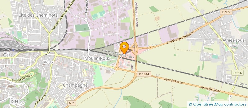 localisation de l'entreprise SOJECHALE à LAON