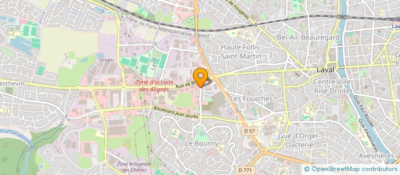 localisation de l'entreprise SOJECO AMBIANCE LAVAL à LAVAL