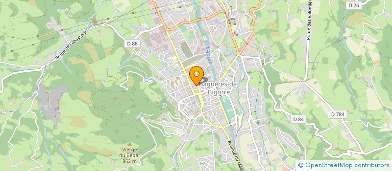 localisation de l'entreprise SOJEF  BAGNERES-DE-BIGORRE