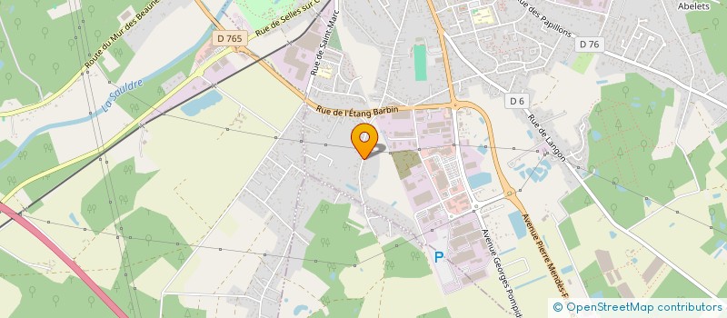 localisation de l'entreprise SOJELEX à PRUNIERS EN SOLOGNE