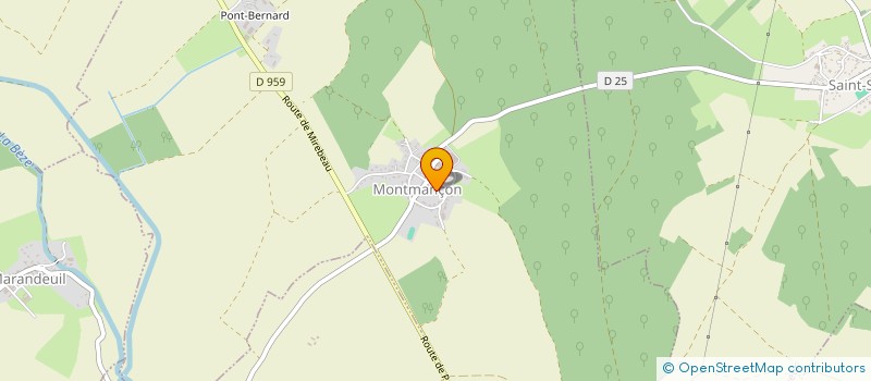 localisation de l'entreprise SOJELY  MONTMANCON