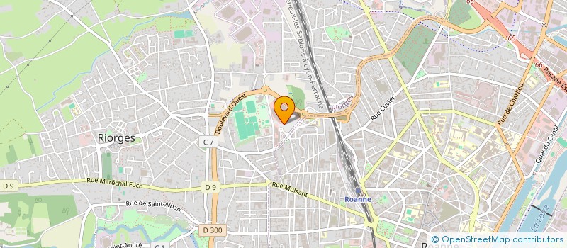 localisation de l'entreprise SOJEMA SANTE  ROANNE