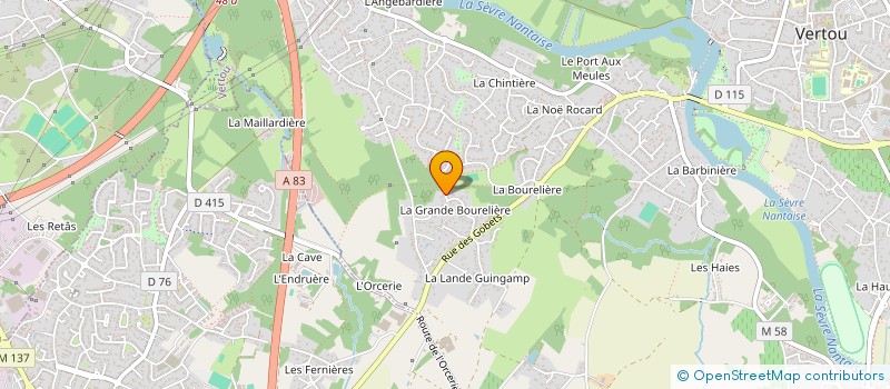 localisation de l'entreprise SOJENI à VERTOU