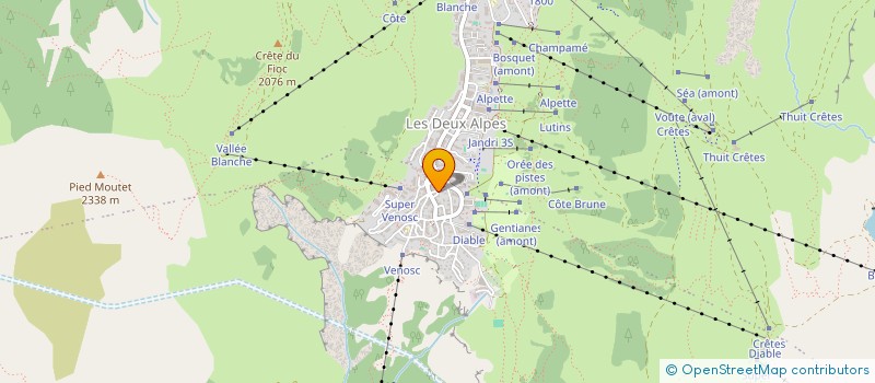 localisation de l'entreprise SOJENIAN  LES DEUX ALPES