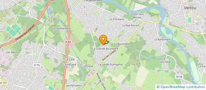 localisation de l'entreprise SOJENON  VERTOU