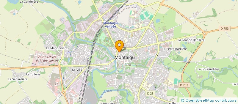 localisation de l'entreprise SOJEPHINE à MONTAIGU-VENDEE