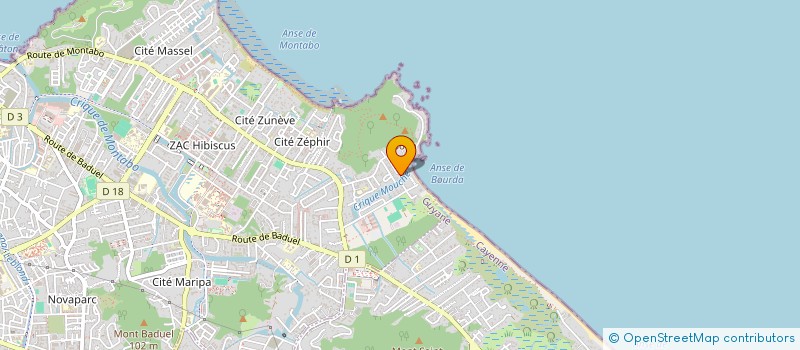 localisation de l'entreprise SOJIM II  CAYENNE