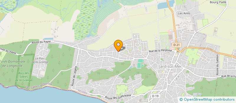 localisation de l'entreprise SOJIM SOC JARDAISE IMMOBILIERE à JARD-SUR-MER