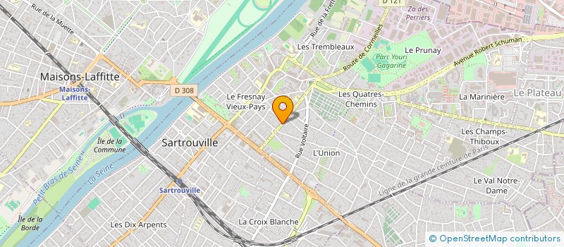 localisation de l'entreprise SOJINFO  SARTROUVILLE