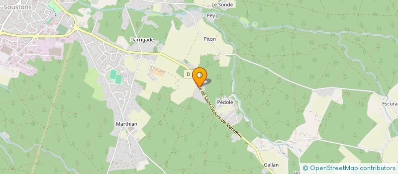 localisation de l'entreprise SOJIPE  SOUSTONS