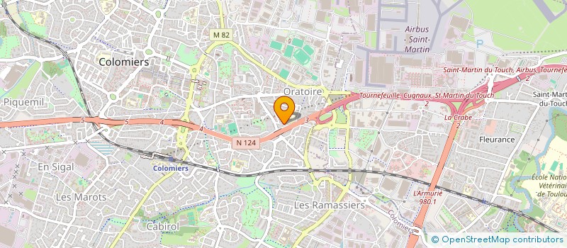 localisation de l'entreprise SOJLUC à COLOMIERS