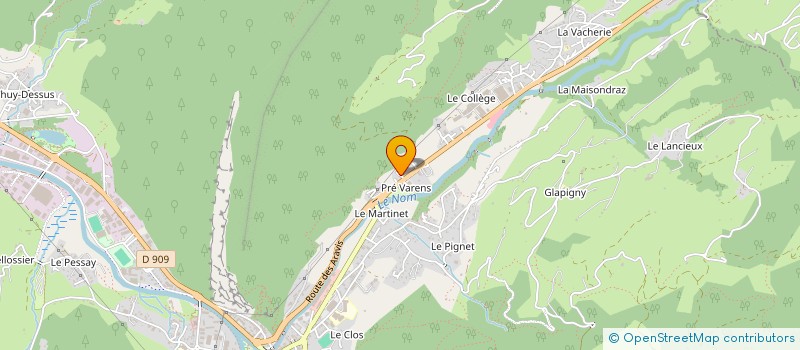 localisation de l'entreprise SOJOURNER à THONES