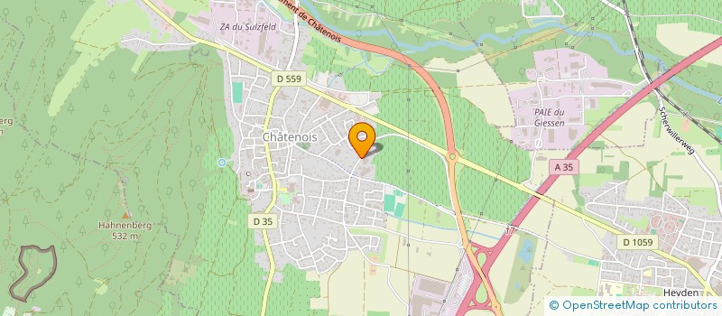 localisation de l'entreprise SOJUDO  CHATENOIS