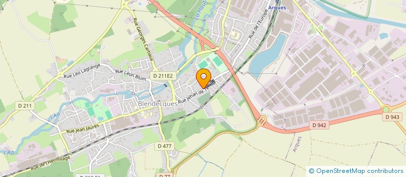 localisation de l'entreprise SOJUFAB  BLENDECQUES