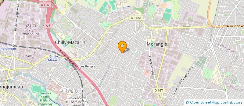localisation de l'entreprise SOJUGO à MORANGIS