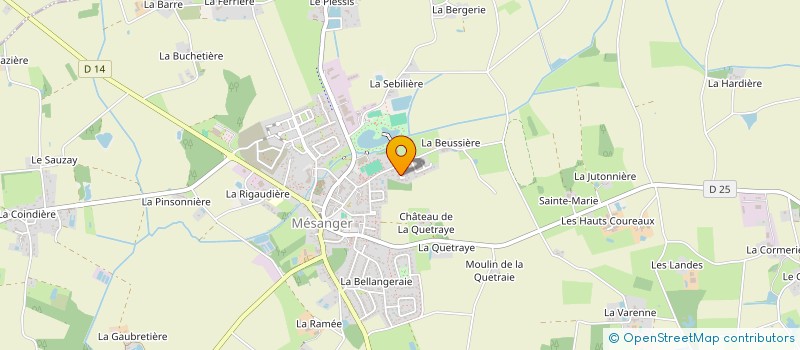 localisation de l'entreprise SOJUMAJO  MESANGER