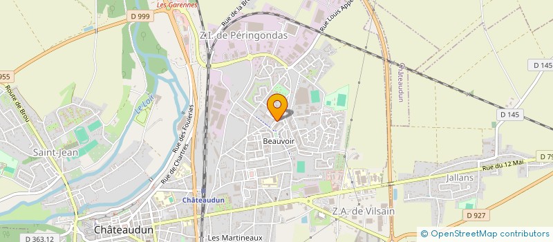 localisation de l'entreprise SOJURIS à CHATEAUDUN