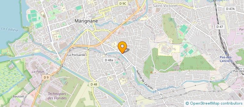 localisation de l'entreprise SOJY  MARIGNANE