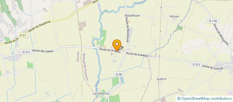 localisation de l'entreprise SOJY  BELLEGARDE-POUSSIEU