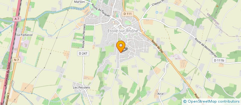 localisation de l'entreprise SOKA 35  ETOILE-SUR-RHONE