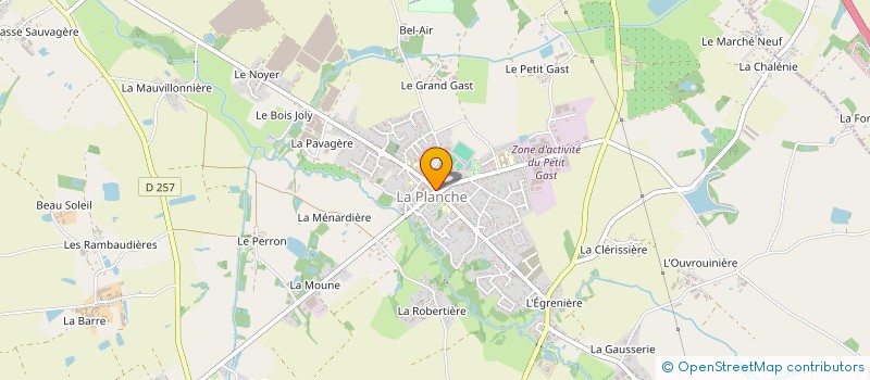 localisation de l'entreprise SOKA  LA PLANCHE