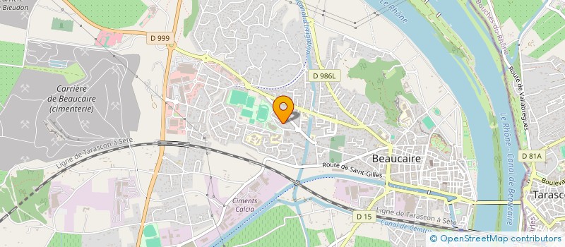 localisation de l'entreprise SOKA à BEAUCAIRE