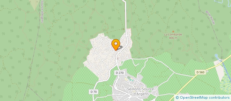 localisation de l'entreprise SOKA EXPERTISE ET CONSEILS  SEILLONS-SOURCE-D'ARGENS