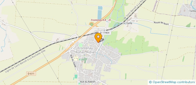 localisation de l'entreprise SOKA IMMO  FRONTENAY-ROHAN-ROHAN