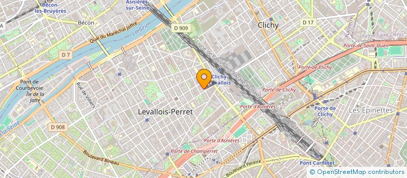 localisation de l'entreprise SOKA PRODUCTION à LEVALLOIS PERRET