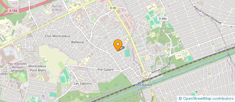 localisation de l'entreprise SOKABATI  VILLEPINTE