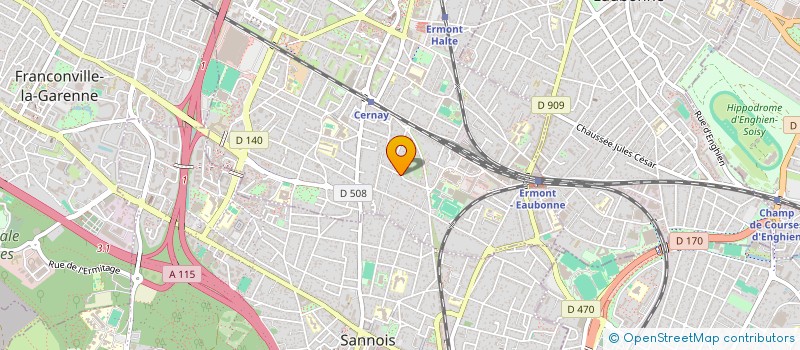localisation de l'entreprise SOKADIM à ERMONT