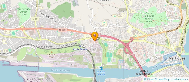 localisation de l'entreprise SOKADJ  MARTIGUES