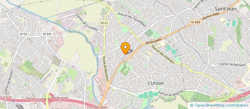 localisation de l'entreprise SOKALOG  L'UNION
