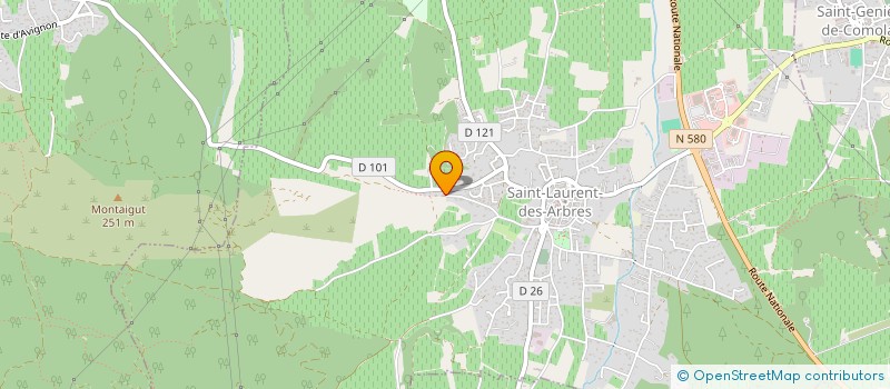 localisation de l'entreprise SOKAVIAL  SAINT-LAURENT-DES-ARBRES