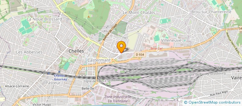 localisation de l'entreprise SOKDEE à CHELLES