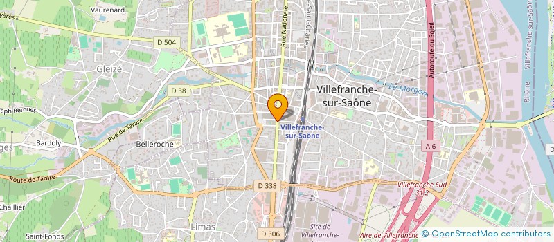 localisation de l'entreprise SOKEI SANTE  VILLEFRANCHE-SUR-SAONE