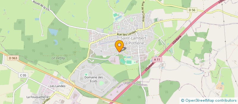 localisation de l'entreprise SOKETH  SAINT-LEGER-DE-LINIERES