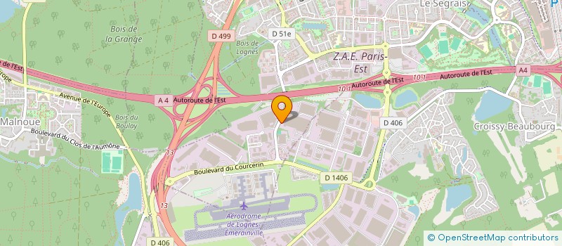 localisation de l'entreprise SOKHA à LOGNES