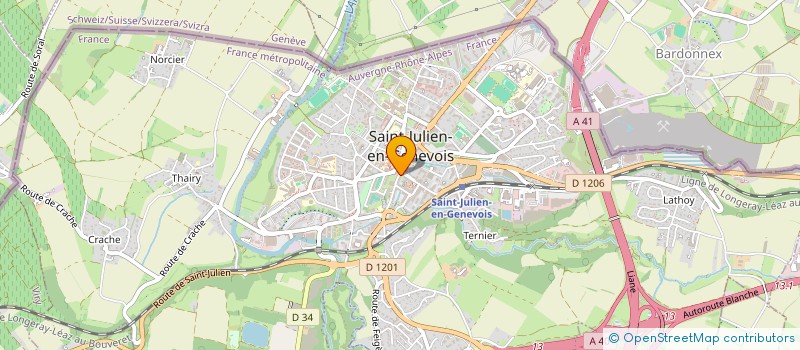 localisation de l'entreprise SOKHAMA  SAINT-JULIEN-EN-GENEVOIS