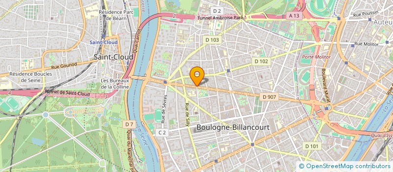 localisation de l'entreprise SOKI à BOULOGNE-BILLANCOURT