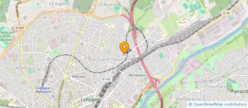 localisation de l'entreprise SOKIMAX à LIMOGES