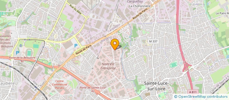 localisation de l'entreprise SOKIWAY à NANTES