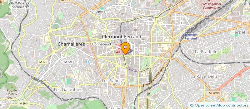 localisation de l'entreprise SOKO  CLERMONT-FERRAND