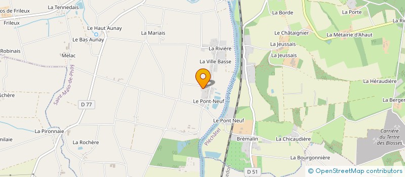 localisation de l'entreprise SOKO-IMMO  SAINT-MALO-DE-PHILY