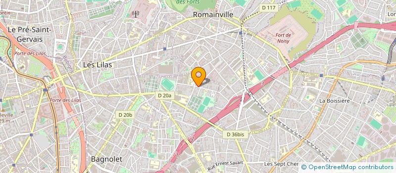 localisation de l'entreprise SOKODEMO  BAGNOLET